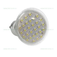 BECURI SPOT LED - Reduceri Bec Spot LED GU10 2W 30xSMD3528 220V  Promotie